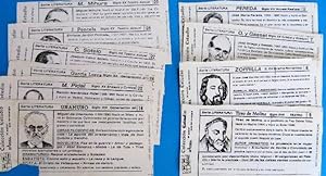 LOTE DE CROMOS. SUELTOS; 1,50 ?. SERIE LITERATURA. CHULETAS, FICHAS COLECCIÓN ESTUDIO. DAMEL, 196...
