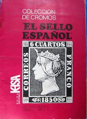 ÁLBUM COMPLETO. COLECCIÓN DE CROMOS EL SELLO ESPAÑOL. KEISA EDICIONES, 1967. (Coleccionismo Papel...