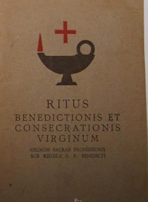 RITUS BENEDICTIONIS ET CONSECRATIONIS VIRGINUM. BARCILONE, 1945.