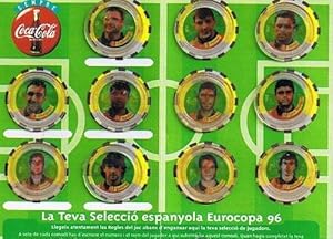 FÚTBOL. L'EUROCOPA 96. FITXA DE SELECCIONADOR. REGALO DE LOS REFRESCOS DE LA CASA COCA COLA. (Col...