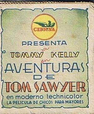 AVENTURAS DE TOM SAWYER. TOMMY KELLY. CEPICSA. FOLLETO DESPLEGABLE (Cine/Folletos de Mano/Aventura)