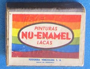 Seller image for PINTURAS NU-ENAMEL LACAS. FOSFORERA VENEZOLANA. CAJA DE CERILLAS VACA. VENEZUELA, AOS 50 (Coleccionismo Objetos/Objetos para Fumar/Cajas de Cerillas) for sale by EL SABER S OCUPA LUGAR