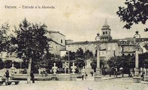 ORENSE. ENTRADA A LA ALAMEDA. COLECCION NUM 2 DE LA REGION, ORENSE. (Postales/España Antigua (has...