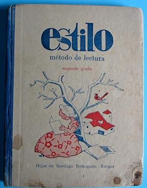 ESTIO. MÉTODO DE LECTURA. SEGUNDO GRADO. HIJOS DE SANTIAGO RODRÍGUEZ, BURGOS, 1942. 1ª EDICIÓN.