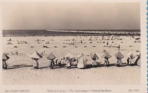 237 - FUENTERRABÍA. VISTA DE LA PLAYA. ED. AISA. CIRC EN 1956 (Postales/España Moderna (desde 194...