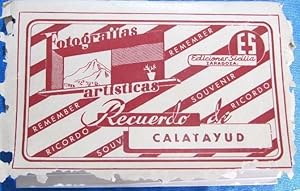 RECUERDO DE CALATAYUD. FOTOGRAFÍAS ARTÍSTICAS. EDICIONES SICILIA. REVERSO NO IMPRESO (Postales/Es...