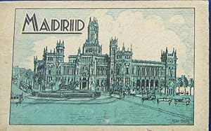 BLOCK POSTAL 14 POSTALES DE MADRID, COMPLETO. DIAZ RAMOS. (Postales/España Antigua (hasta 1939)/C...