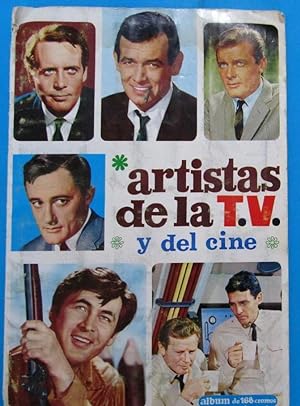 ÁLBUM COMPLETO. ARTISTAS DE LA T.V. Y DEL CINE. EDICIONES ESTE, 1966. (Coleccionismo Papel/Cromos...