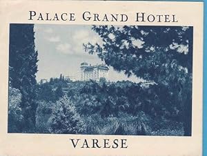 PALACE GRAND HOTEL. VARESE. ITALIA. CUADRÍPTICO DESPLEGABLE. S/F (Coleccionismo Papel/Folletos de...
