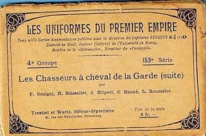 LES UNIFORMES DU PREMIER EMPIRE. 153 SERIE 4 GROUPE. BUCQUOY. 9 TARJETAS. TREUTTEL ET WURTZ, 1925...