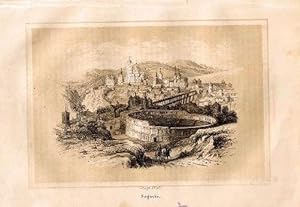 LA CIUDAD DE SEGOVIA DE TRYCKT HOS P. G. BERG. ESTOCOLMO, 1851 (Arte/Grabados/Grabados Modernos s...