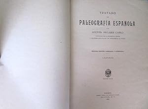 TRATADO DE PALEOGRAFÍA ESPAÑOLA. LÁMINAS. AGUSTÍN MILLARES CARLO. LIBRERÍA DE VICTORIANO SUÁREZ,1932