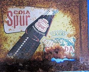 CHAPA METÁLICA COLA SPUR. CANADA DRY SPUR REFRESCO DE COLA. (Coleccionismo Objetos/Carteles, Chap...