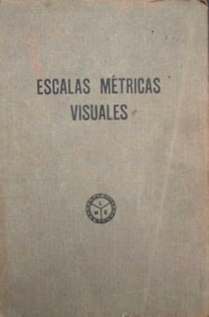 ESCALAS METRICAS VISUALES. LABORATORIOS DEL NORTE DE ESPAÑA. ESPECIALIDADES CUSI. 2ª EDICION, 1943.