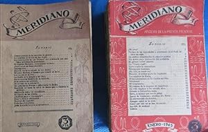19 REVISTAS MERIDIANO. ENTRE 1944 Y 1946 (Coleccionismo Papel/Revistas y Periódicos Modernos (a p...
