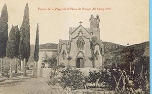 ERMITA DE LA VERGE DE LA RIERA DE BORGES DEL CAMP. 1917. L. ROCA. NO CIRCULADA (Postales/España A...