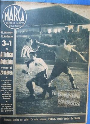 MARCA. SUPLEMENTO GRÁFICO DE LOS MARTES. AÑO I. 1 DE DICIEMBRE DE 1942. NUM. 1. (Coleccionismo De...