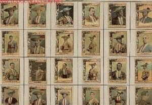 COLECCION COMPLETA DE 75 FOTOTIPIAS DE CAJAS DE CERILLAS. SERIE 16. PICADORES. ANTERIOR A 1915. (...