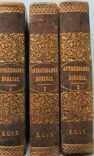 TRATADO DE LAS ANTIGUEDADES ROMANAS. J. GOTLIEB HEINECCIO. IMP. DE LA VIUDA DE LA SOTA. MADRID, 1845