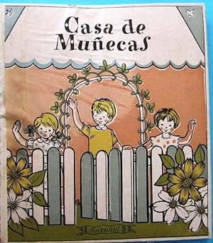 CASA DE MUÑECAS. TEXTO M. MANENT. ILUSTRACIONES ELVIRA ELIAS. EDITORIAL JUVENTUD. 1950. 1ª EDICION.