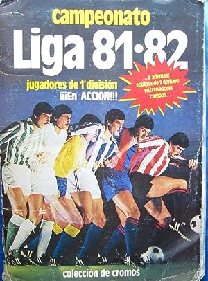ÁLBUM INCOMPLETO CAMPEONATO LIGA 81 82. EDICIONES ESTE, 1981. (Coleccionismo Deportivo/Álbumes y ...