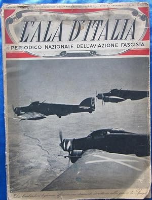 L'ALA D'ITALIA. PERIODICO FASCISTA. L'AVIAZIONE LEGIONARIA NELLA CONQUISTA DE SANTANDER, 1938. (M...