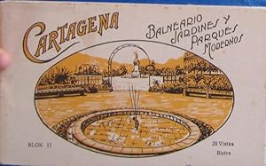 BLOCK CON 20 VISTAS BISTRE. CARTAGENA. BALNEARIO JARDINES Y PARQUES MODERNOS. BLOK II. EDICIÓN CA...