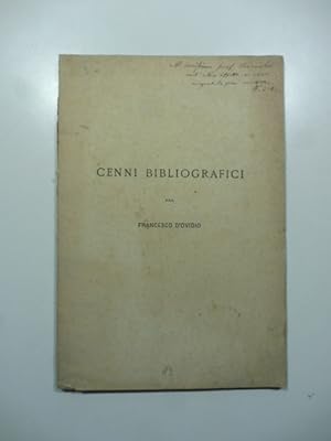 Cenni bibliografici