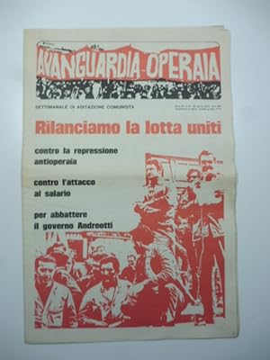 Avanguardia operaia. Settimanale di agitazione comunista. A. III. N. 13. 28 marzo 1973