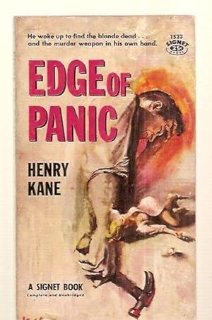 Seller image for EDGE OF PANIC for sale by biblioboy