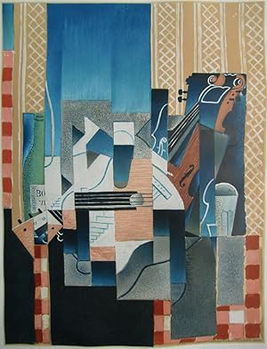 Juan Gris, Kubismus, Lithographie von Mourlot