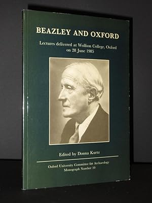 Seller image for Beazley and Oxford: Lectures delivered at Wolfson College, Oxford on 28 June 1985 for sale by Tarrington Books