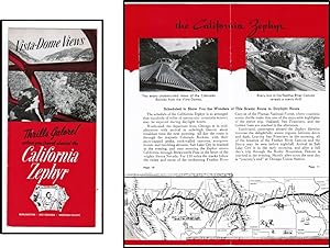 Imagen del vendedor de California Zephyr Vista Domes Views 1964. Promotional Brochure a la venta por Blind-Horse-Books (ABAA- FABA)