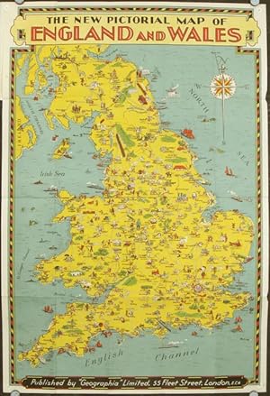 The New Pictorial Map of England and Wales.