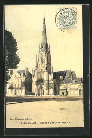 Carte postale Chatellerault, Eglise Saint-Jean-Baptiste