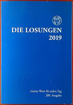 Imagen del vendedor de Die Losung 2019 der Herrnhuter Brdergemeine a la venta por biblion2