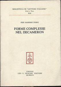 Seller image for Forme complesse nel Decameron for sale by Miliardi di Parole