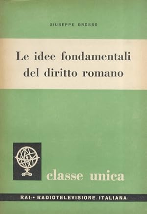 Imagen del vendedor de Le idee fondamentali del diritto romano. a la venta por Libreria Oreste Gozzini snc