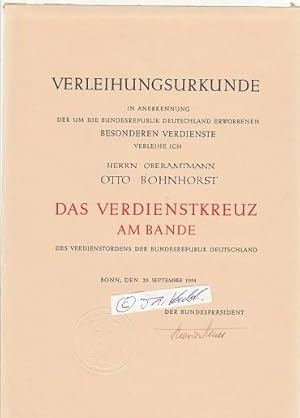 Seller image for THEODOR HEU (Theodor Heuss, 1884-1963) Professor, erster Bundesprsident, Friedenspreis des deutschen Buchhandels for sale by Herbst-Auktionen