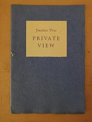 Bild des Verkufers fr Private View. zum Verkauf von Peter Ellis, Bookseller, ABA, ILAB