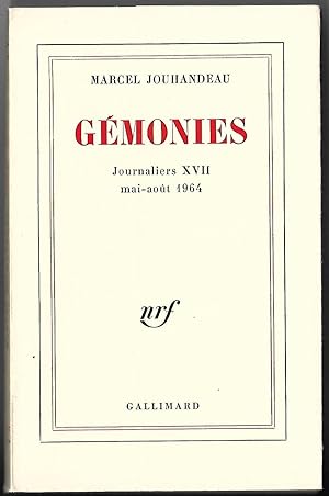 GÉMONIES - journaliers XVII - mai-août 1964