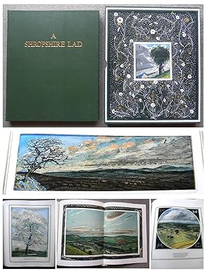 Imagen del vendedor de A SHROPSHIRE LAD with Forty Fine Etchings by PIERS BROWNE Limited Edition Large Elephant Folio Handmade Private Press Book Printed & Published by The Shorthorn Press Wensleydale Limited Edition No 4 of 25 Copies only a la venta por Andrew Cox PBFA