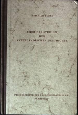 Bild des Verkufers fr ber das Studium der Vaterlndischen Geschichte, Sonderausgabe MCMLV zum Verkauf von books4less (Versandantiquariat Petra Gros GmbH & Co. KG)