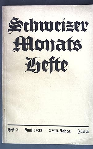 Immagine del venditore per Oberstkorpskommandant Otto Bridler; in: 18. Jg. Heft 2 Schweizerische Monatshefte fr Politik und Kultur; venduto da books4less (Versandantiquariat Petra Gros GmbH & Co. KG)