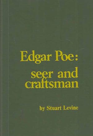 Bild des Verkufers fr Edgar Poe: seer and craftsman. By Stuart Levine. zum Verkauf von Fundus-Online GbR Borkert Schwarz Zerfa