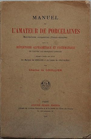 Manuel de L'Amateur de Porcelaines