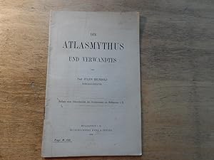 Bild des Verkufers fr Der Atlasmythus und Verwandtes zum Verkauf von Ratisbona Versandantiquariat