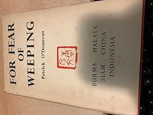 Seller image for For Fear of Weeping for sale by Cotswold Rare Books