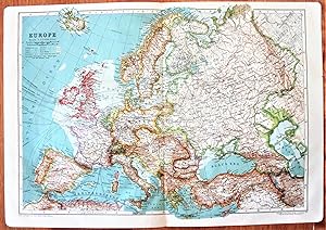 Seller image for Antique Map: Europe for sale by Ken Jackson