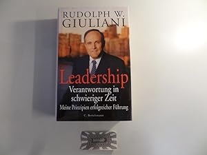 Imagen del vendedor de Leadership. Verantwortung in schwieriger Zeit. Meine Prinzipien erfolgreicher Fhrung. a la venta por Druckwaren Antiquariat